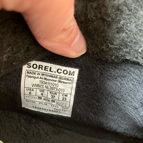 Sorel Gray and Black Ankle Boots - Picture 6 of 6